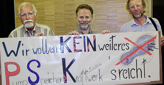 Dieter Wilke, Klaus Stcklin und Micha...inem &#8222;Kraft&#8220;werk spricht.   | Foto: karin steinebrunner