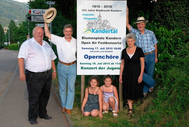 Freien such auf Gessang pur: Die Organ...en des singenden, klingenden Kandern.   | Foto: privat