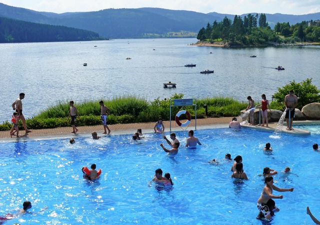 Der Badespa im Freibad aqua-fun in Sc...rch Gebhrenanpassung ab 2011 teurer.   | Foto: Ute Aschendorf