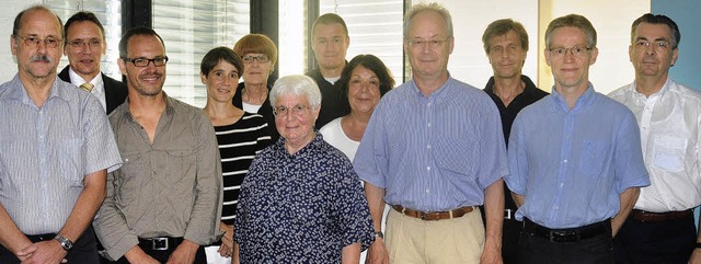 Stiftungsrat und Vorstand der Brgerst...s) und Marcel Falk (Dritter von links)  | Foto: Barbara Ruda