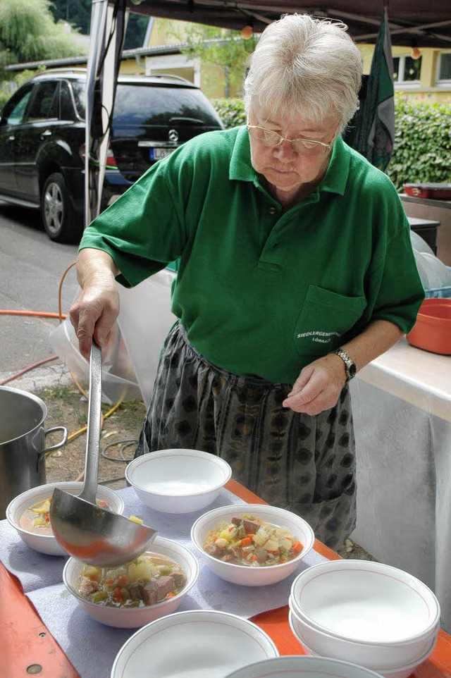 Leckere Gemsesuppe ist das Traditionsgericht beim Siedler-Suppensonntag.   | Foto: Wieschenkmper