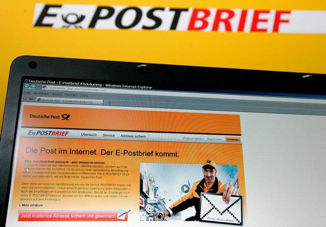Die Deutsche Post stellte am Mittwoch ...r kosten &#8211; wie der Papierbrief.   | Foto: ddp