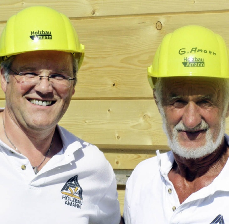 Geschäftsführer Bernhard Tritschler (links) und Seniorchef Gerhard Amann  | Foto: Liane Schilling