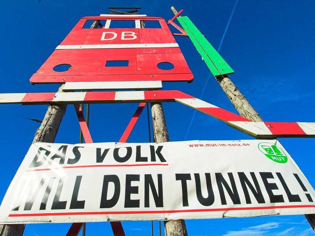 Offenburg protestiert schon seit langem gegen den Tunnel.  | Foto: Siegfried Gollrad