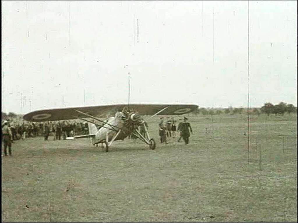 Der Lahrer Flugplatz 1938.