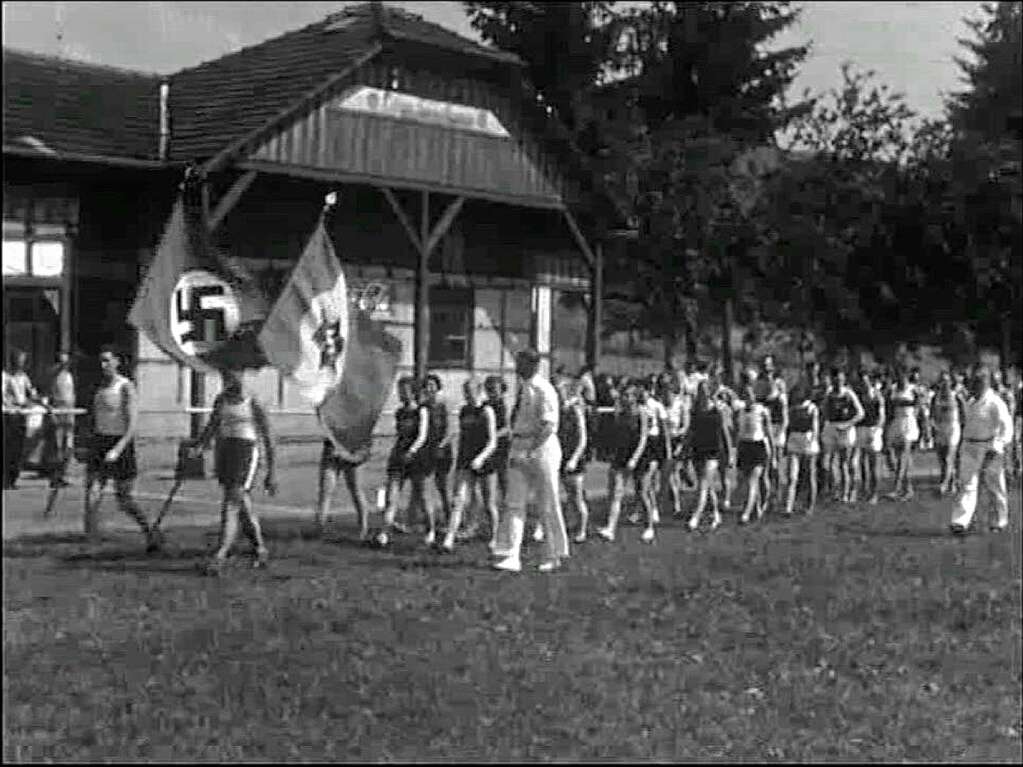 Badische Leichtathletikmeisterschaft 1937 auf dem Sportplatz Damenmhle in Lahr