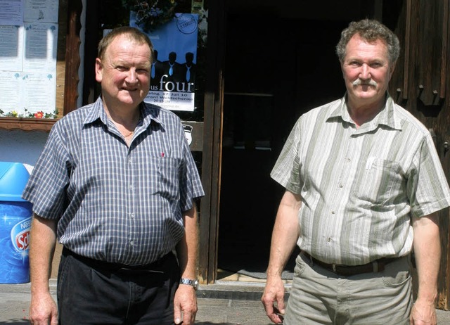 Erfolgreich seit 30 Jahren:  Wolfgang Matt (links)  und Hartmut Kaiser.  | Foto: Luisa Denz