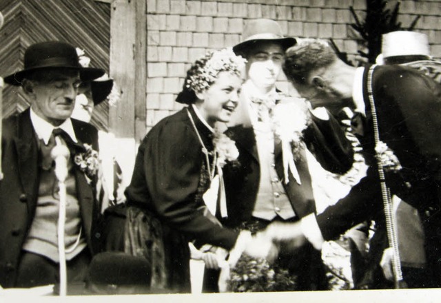 Vor 60 Jahren wurde in Bernau am Hans-...Stck ging es um eine Bauernhochzeit.   | Foto: Archivfoto: sub