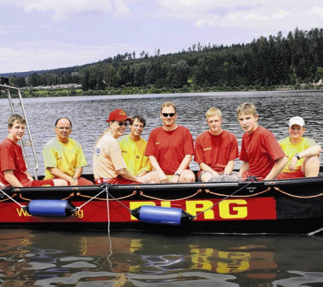 Die Wache der DLRG-Ortsgruppe Baar sor...icherheit am Brunlinger Kirnbergsee.   | Foto: Molitor