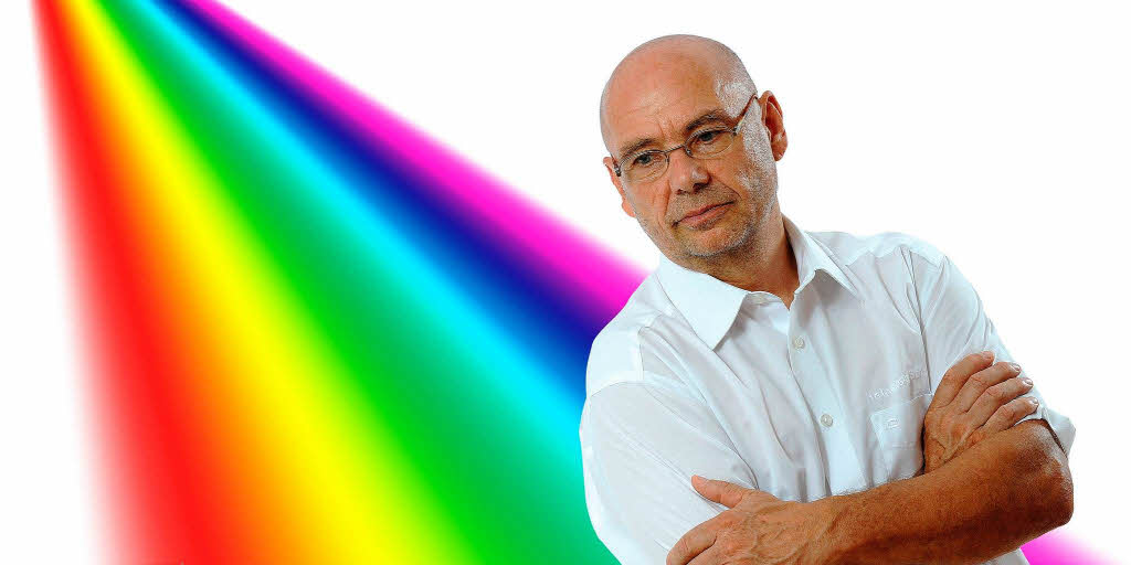 Farbe ist das Metier von Michael Beckert. Er ist Inhaber des Malergeschfts Heinrich Schmid.