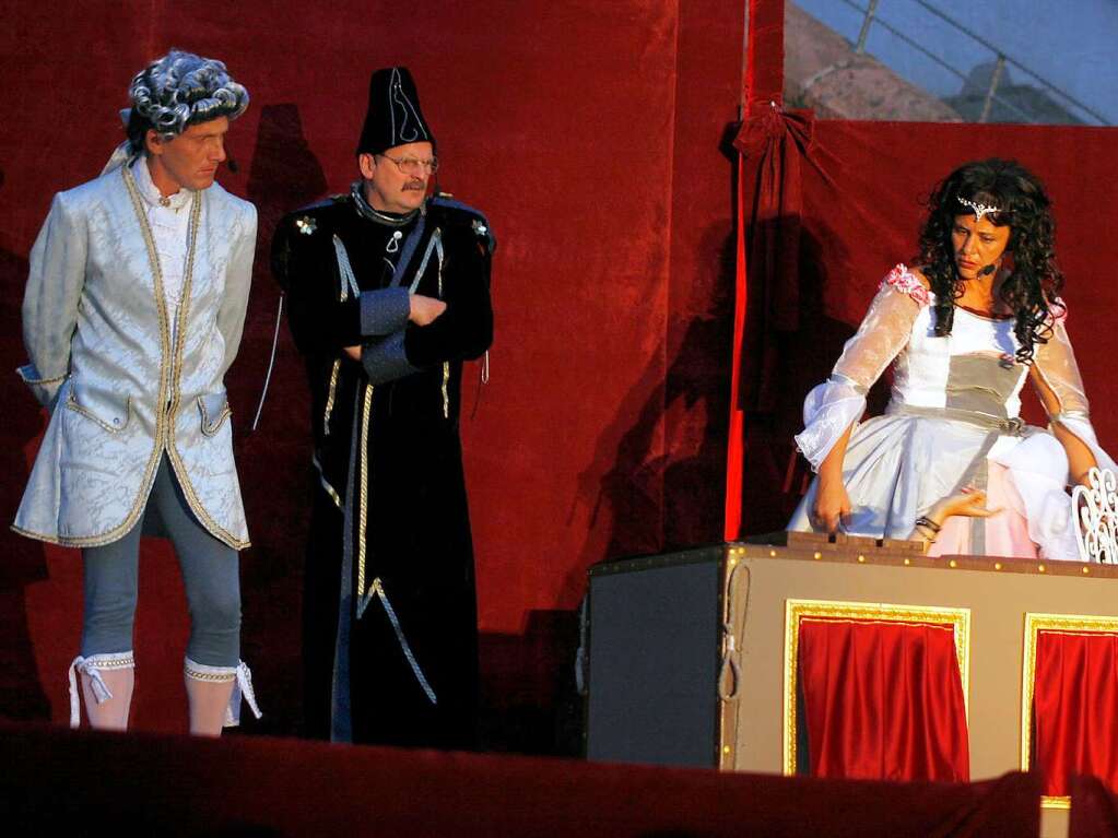 Das Theaterstck, das aus Anlass des 400. Geburtstages des Schmieheimer Schlosses  aufgefhrt wurde.