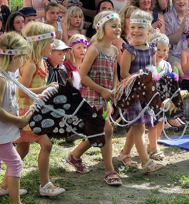 Die Zirkuspferdchen  des Wiechser Kindergartens.   | Foto: Privat