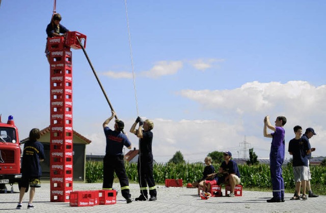 Breit war das Angebot beim Aktionstag der  Jugendfeuerwehr.   | Foto: Kopp