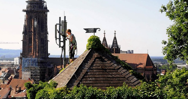 Aus fr die Antenne &#8211; aber die Wetterfahne bleibt.   | Foto: Thomas Kunz