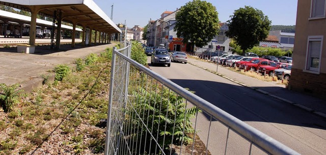 Die Belchenstrae mit Kinderspielplatz...ofs (links), der neu gestaltet  wird.   | Foto: Nikolaus trenz