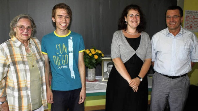 Grund zur Freude: Erstmals erhielten S..., Sarah Hoerth und Bernhard Stockmar.   | Foto: heiner Fabry
