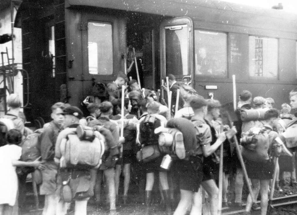 Hitlerjugend fhrt zum Schanzen nach Belfort