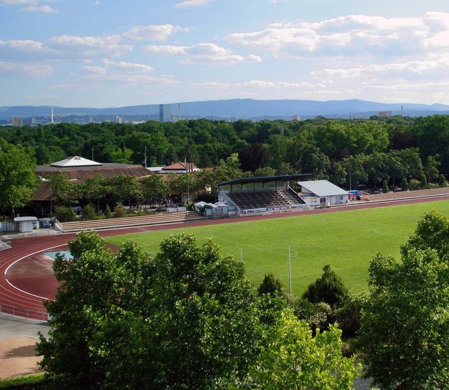 Das Stadion im Nonnenholz ist am Sonnt...ort des zweiten ESV-Schler- Meetings.  | Foto: schlageter