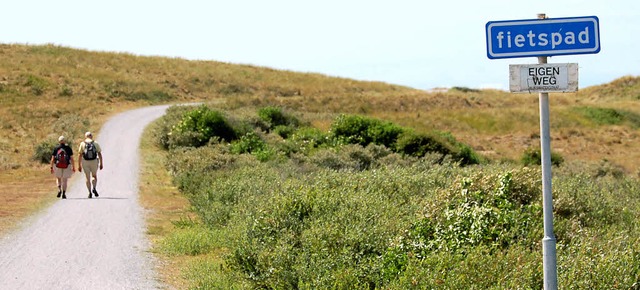 Die Insel Ameland vor der Nordkste Ho...eutschen Urlaubern besonders beliebt.   | Foto: dpa