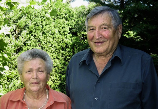 Maria und Bernhard Kbele   | Foto: Adelbert Mutz