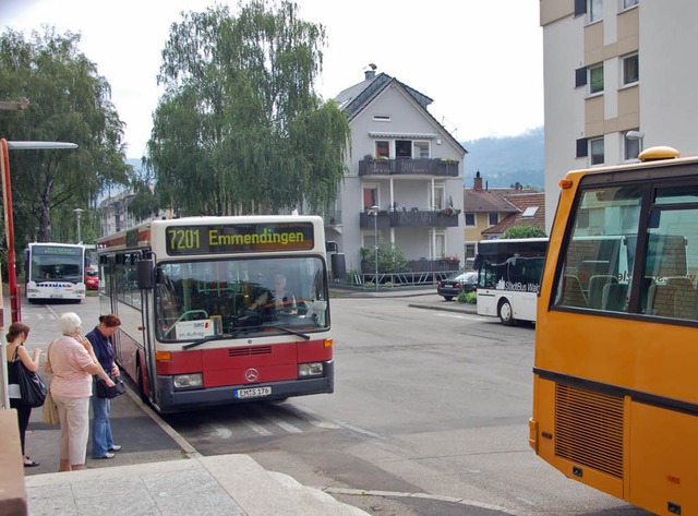 Die Busse am Bahnhof sollen neu geordn...re bersichtlicher und sicherer wird.   | Foto: Isa Kanstinger