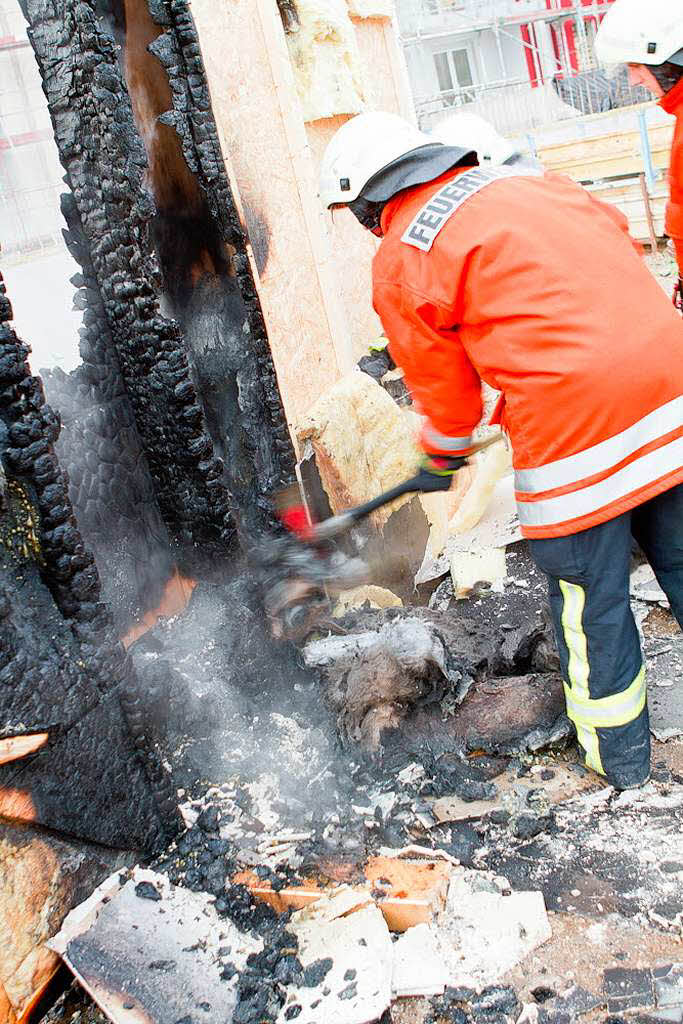 Brandversuch im Rieselfeld