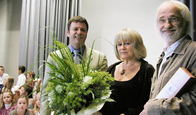 Abschiedsfest fr Rektorin Doris Merte...torin und ihrem Mann Ekkehard Mertens.  | Foto: Ilona Hge