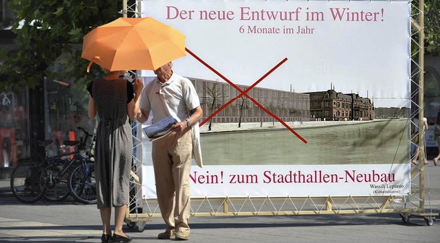 In Heidelberg streitet man sich um den Stadthallenanbau.  | Foto: ddp