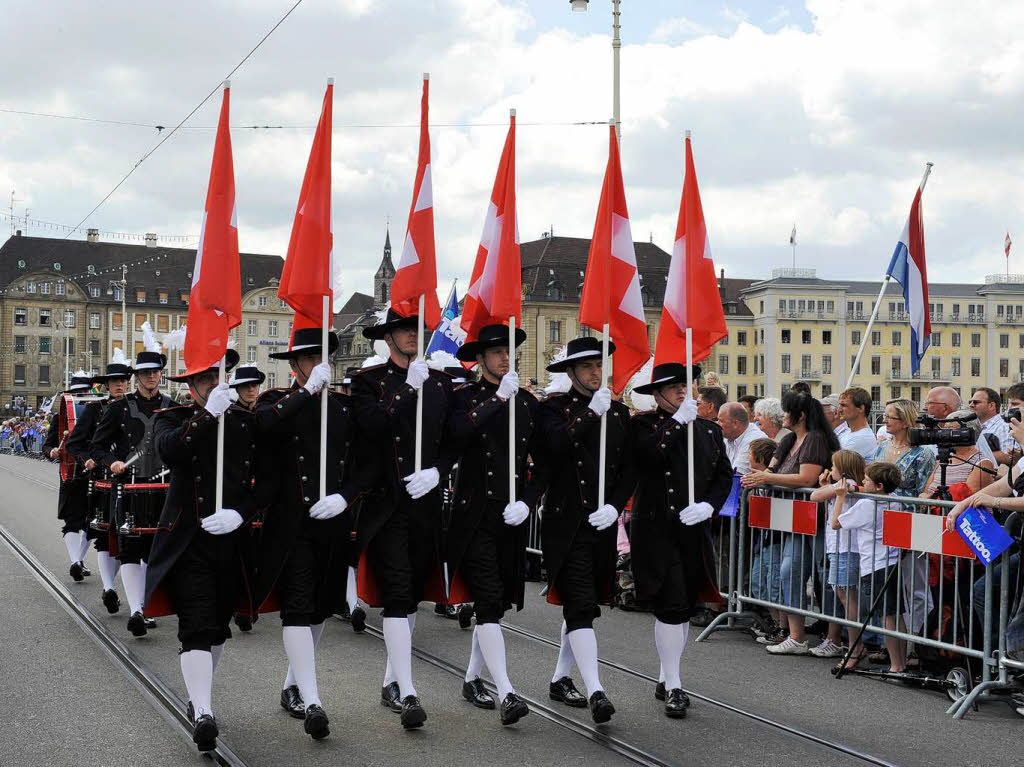 Die Basel Tattoo Jubilumsparade