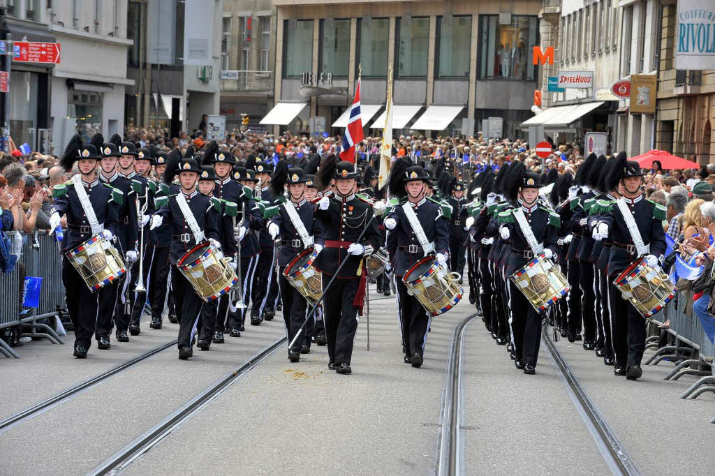 Die Basel Tattoo Jubilumsparade