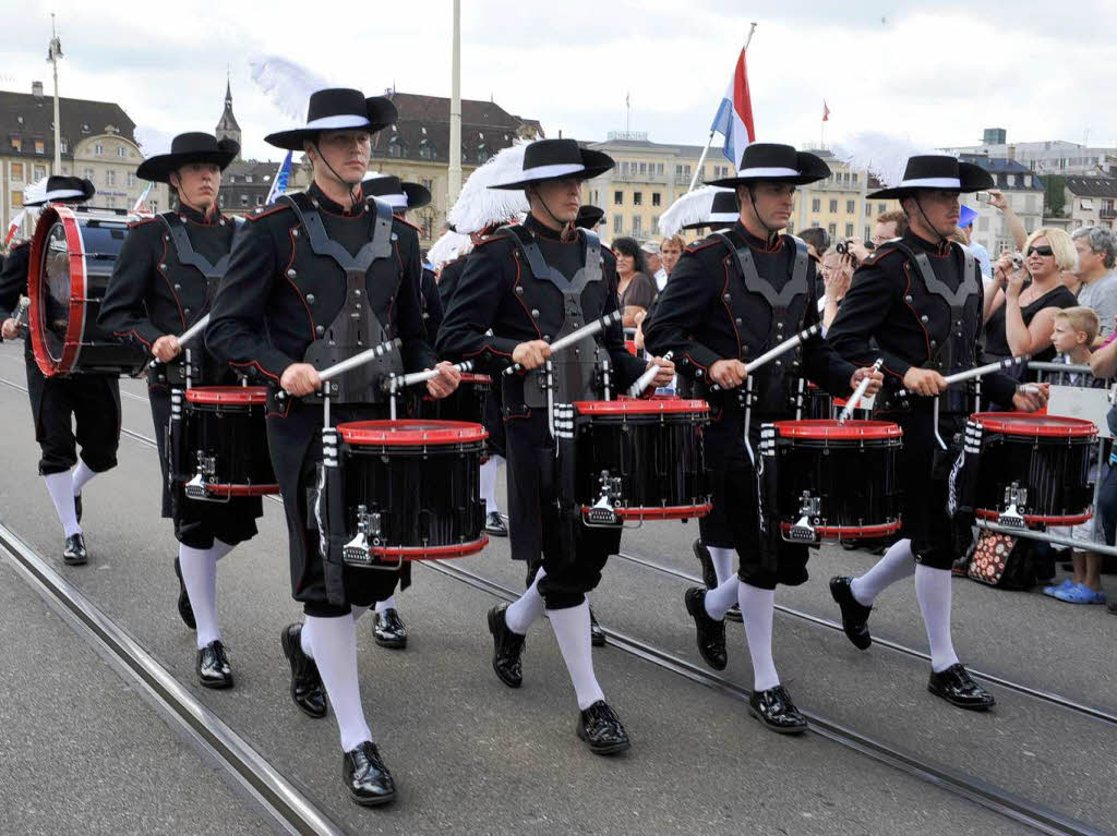 Die Basel Tattoo Jubilumsparade