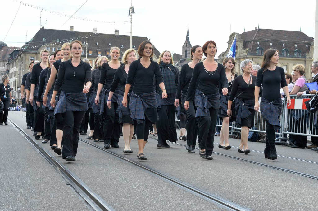 Die Basel Tattoo Jubilumsparade