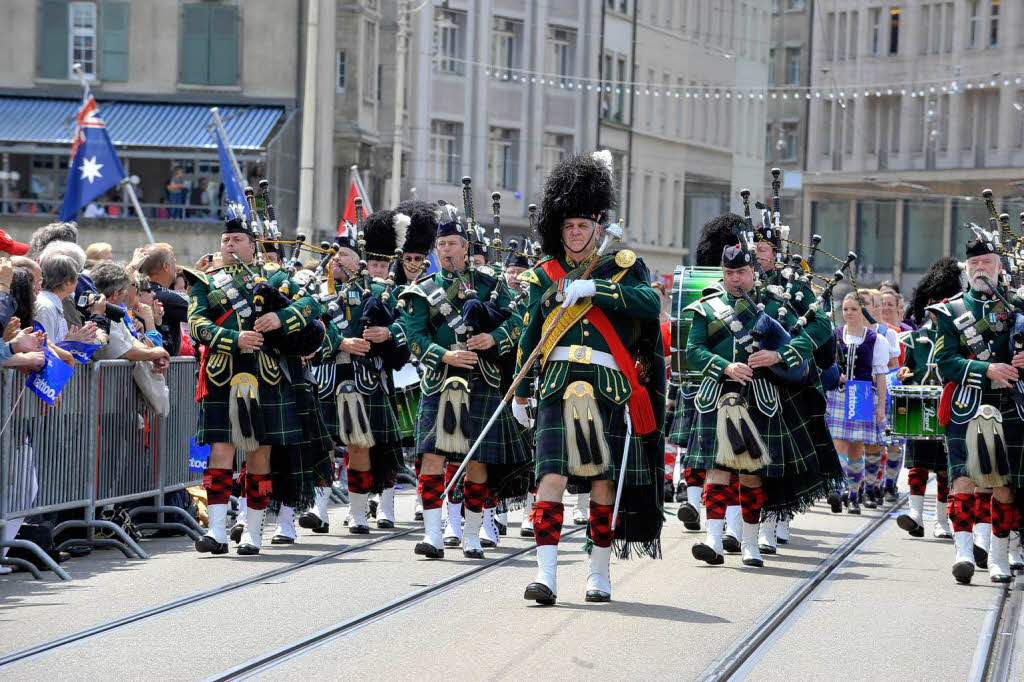 Die Basel Tattoo Jubilumsparade