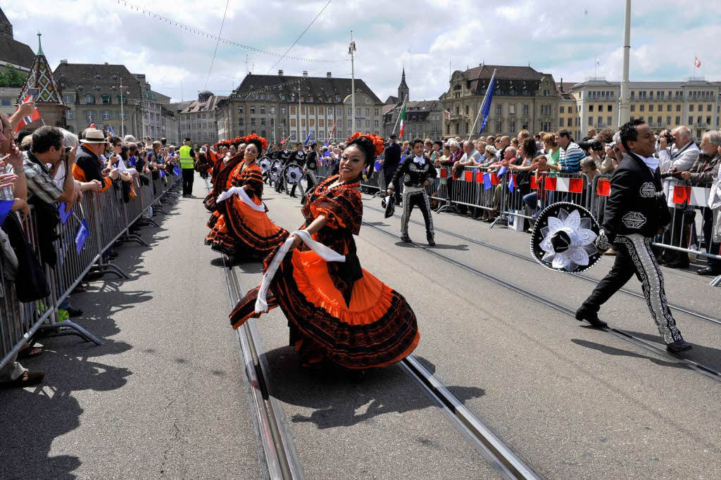 Die Basel Tattoo Jubilumsparade