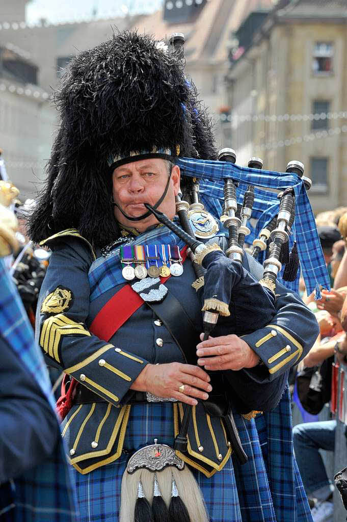 Die Basel Tattoo Jubilumsparade