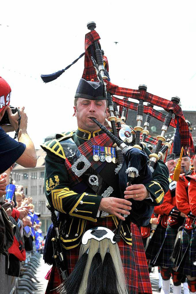 Die Basel Tattoo Jubilumsparade