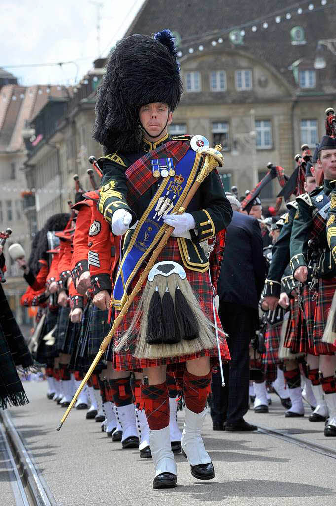 Die Basel Tattoo Jubilumsparade