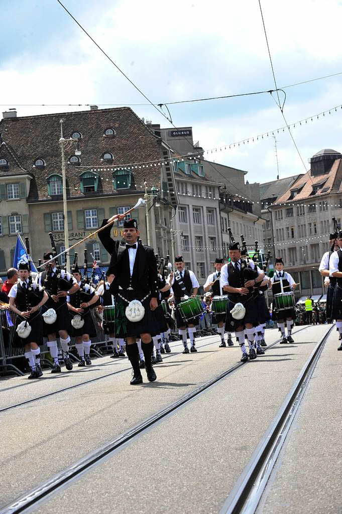 Die Basel Tattoo Jubilumsparade