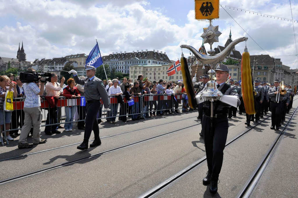 Die Basel Tattoo Jubilumsparade