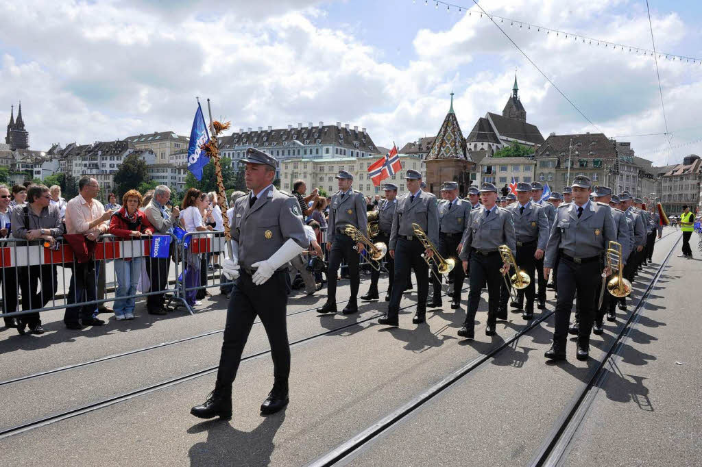 Die Basel Tattoo Jubilumsparade