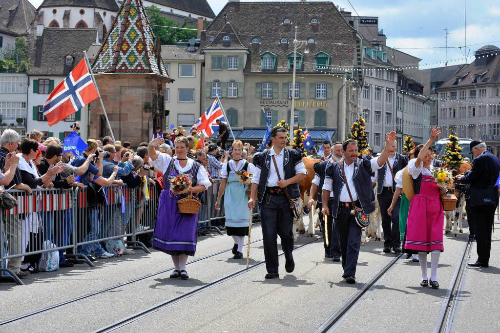 Die Basel Tattoo Jubilumsparade