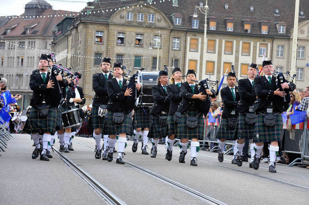 Die Basel Tattoo Jubilumsparade