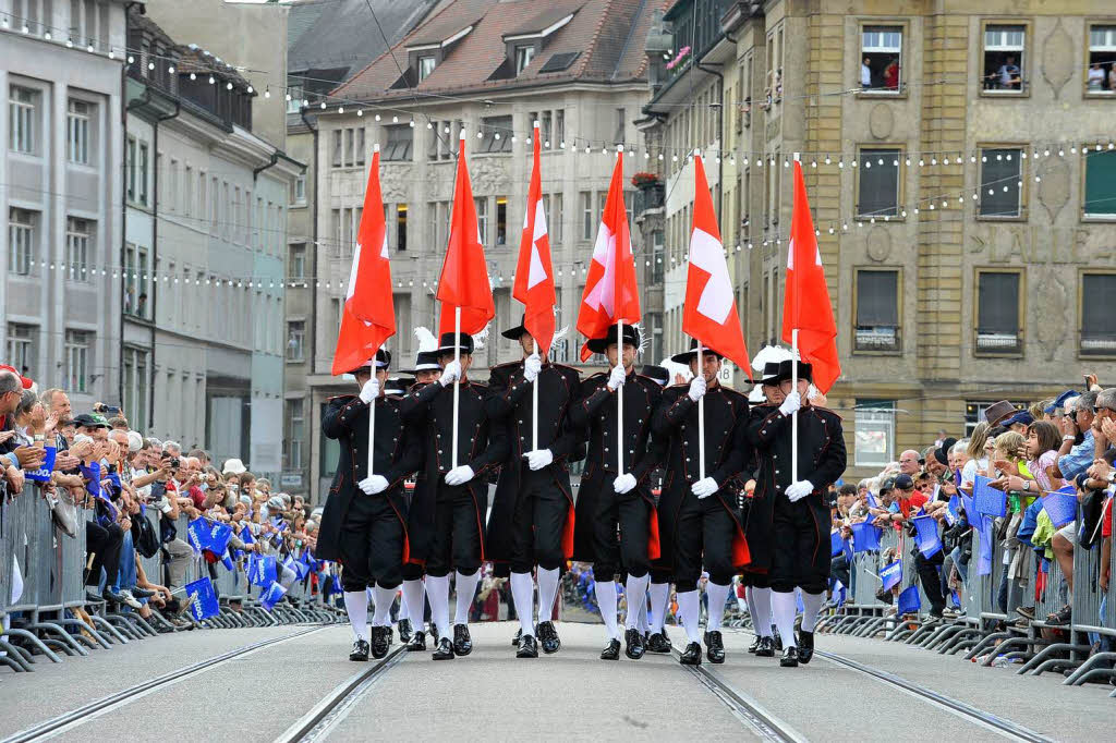 Die Basel Tattoo Jubilumsparade