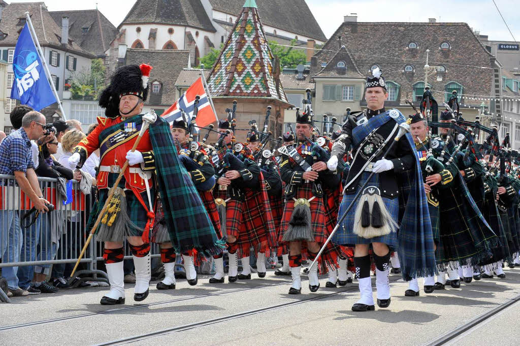 Die Basel Tattoo Jubilumsparade