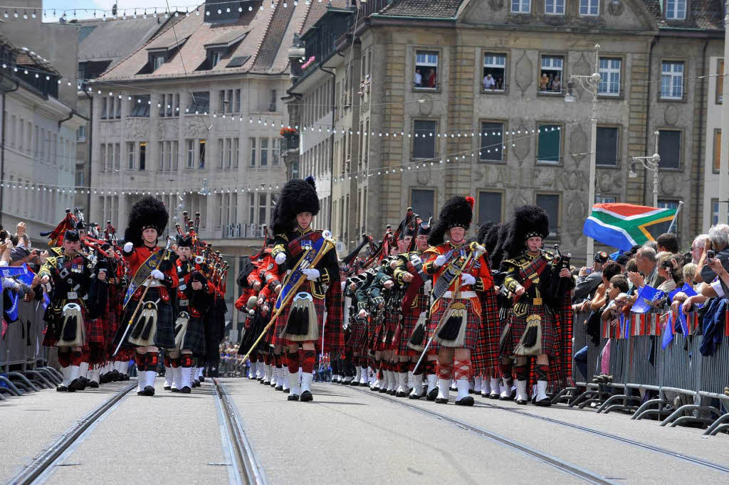 Die Basel Tattoo Jubilumsparade