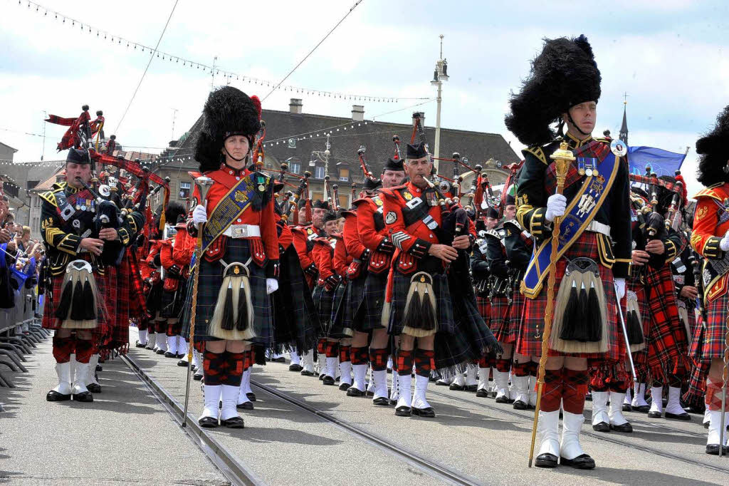 Die Basel Tattoo Jubilumsparade