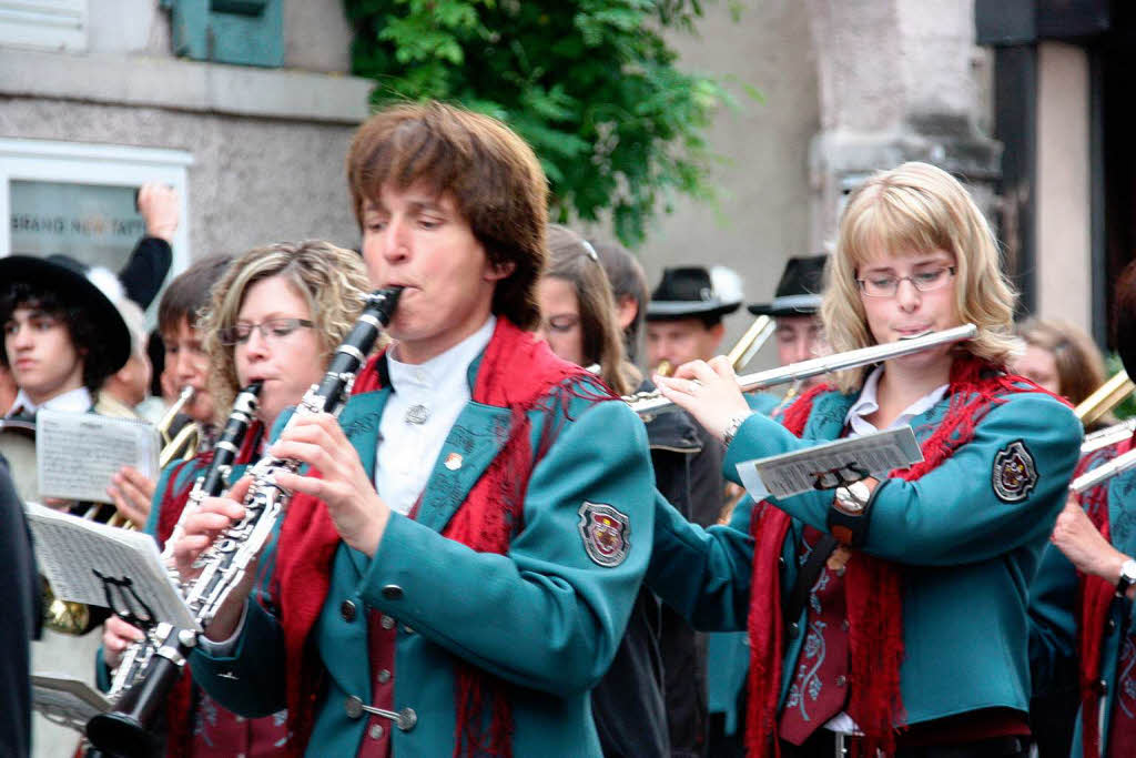 Musikerinnen und Musiker sorgten fr Stimmung.