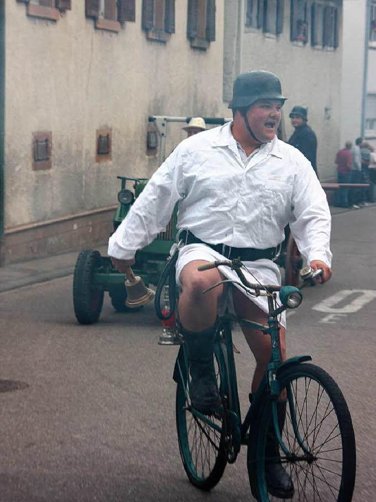 Der Schellenmann musste oft im Rauch fahren.