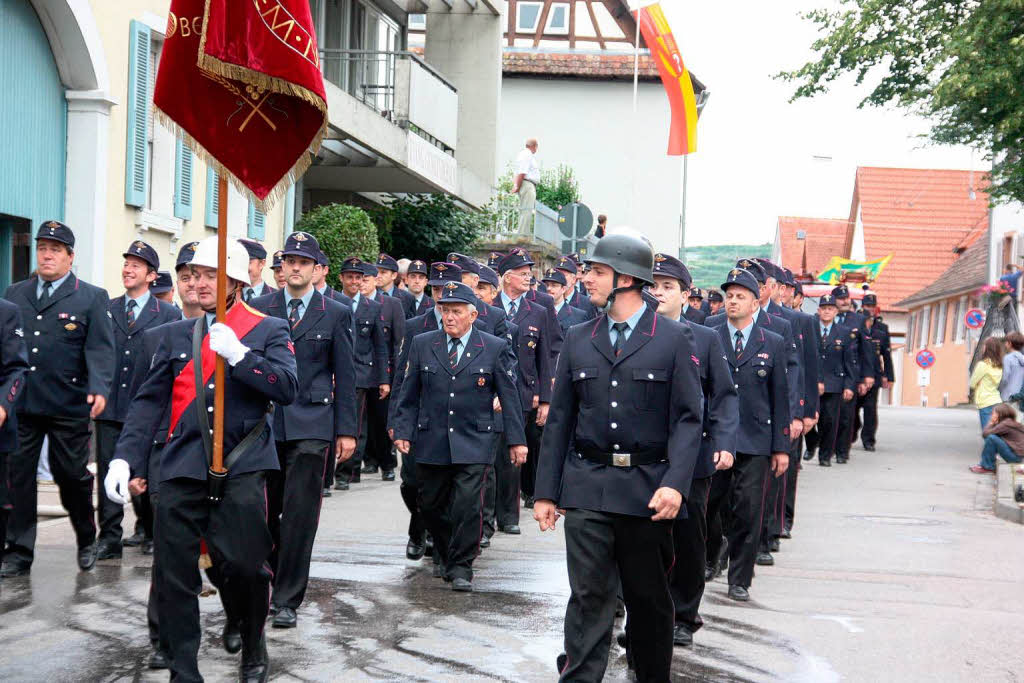 Mit dabei waren zahlreiche Feuerwehrabteilungen.