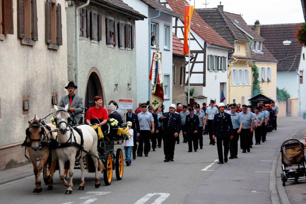 Mit dabei waren zahlreiche Feuerwehrabteilungen.